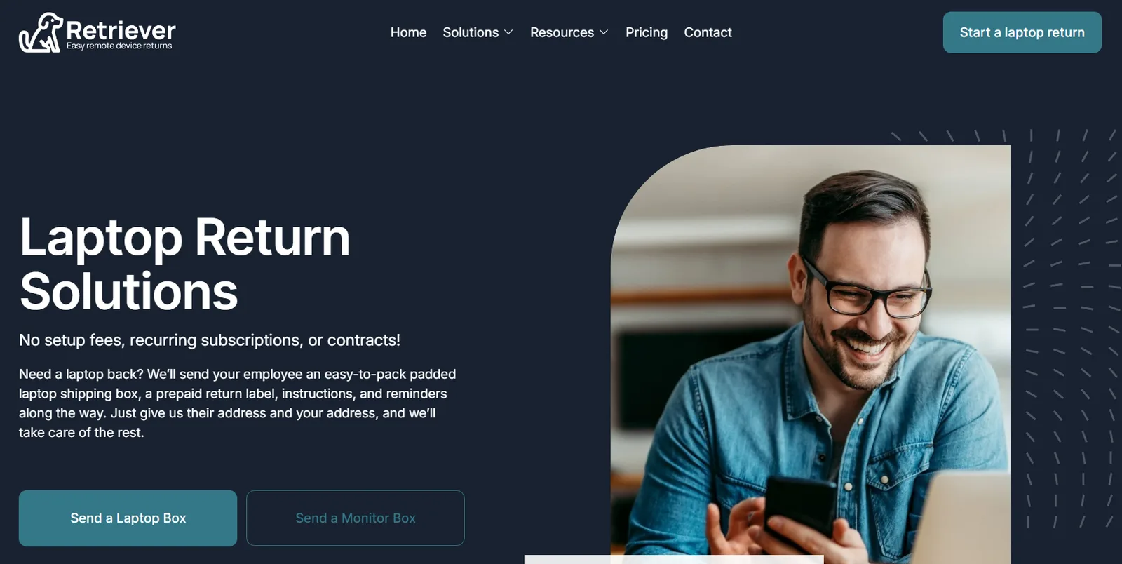 Hello Retriever platform screenshot