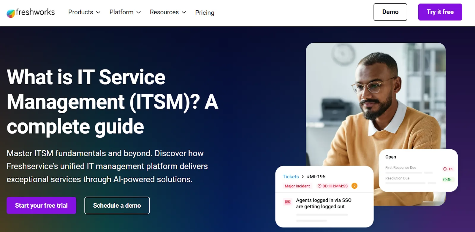 Freshservice screenshot