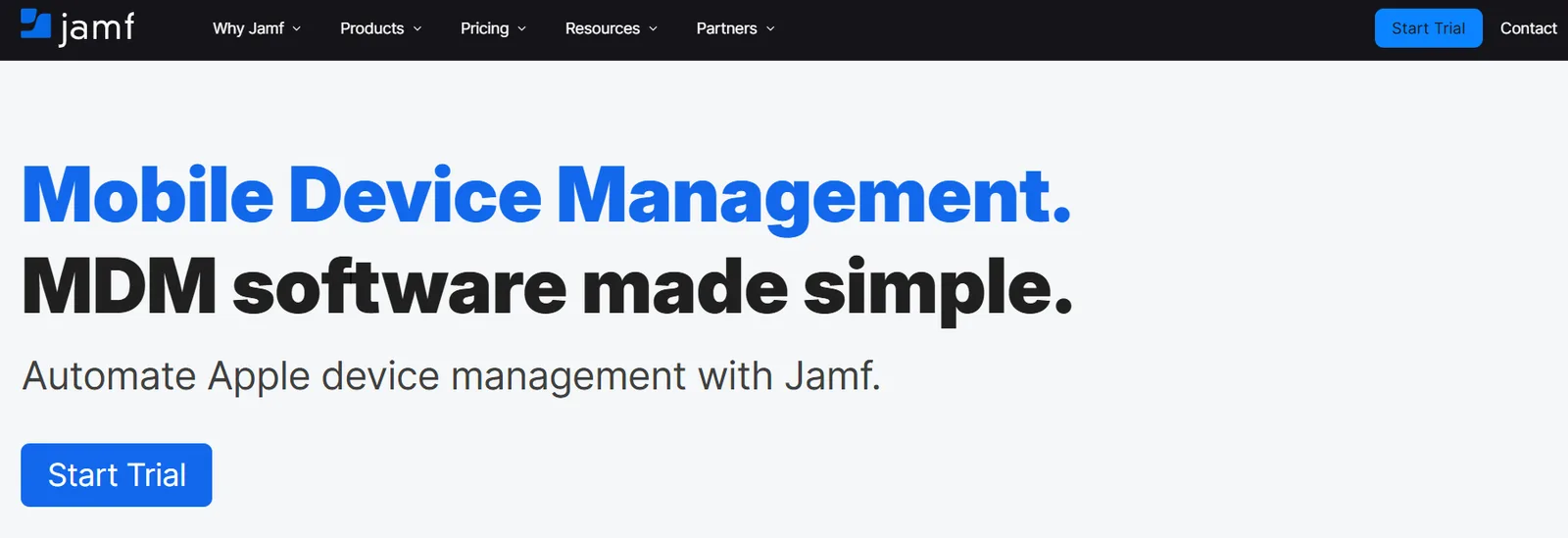 Jamf Now dashboard