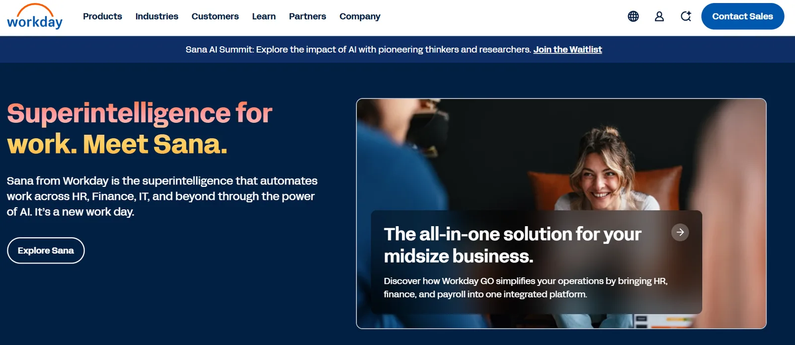Workday platform screenshot