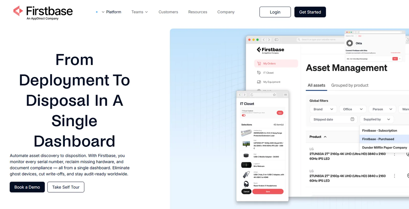 Firstbase dashboard