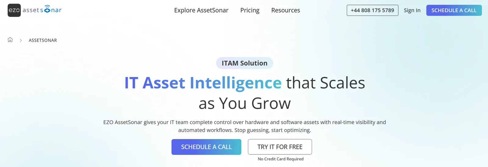 EZO AssetSonar screenshot