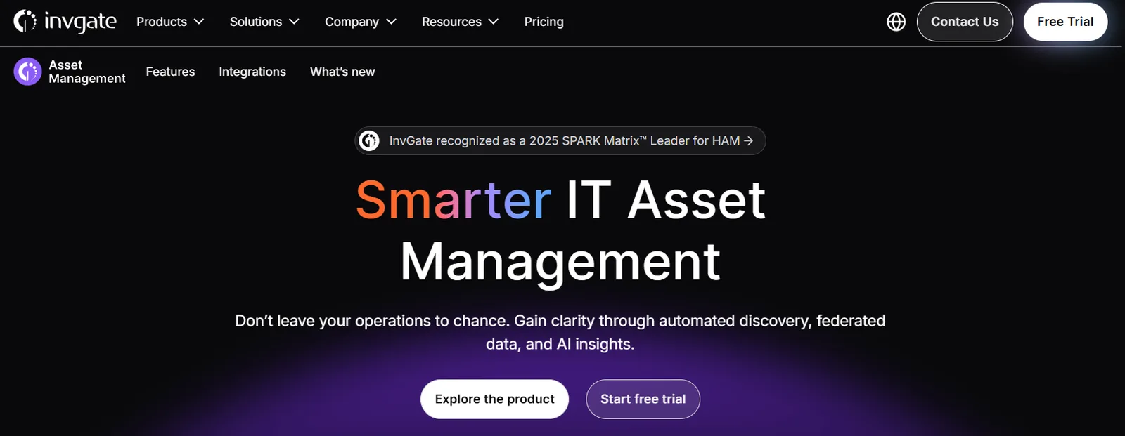 InvGate Asset Management screenshot