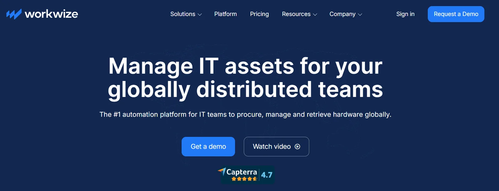 Workwize screenshot