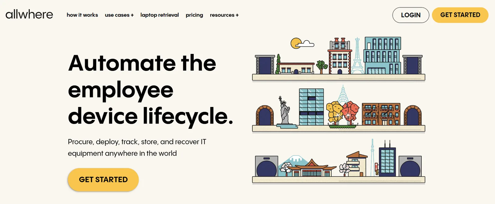 Allwhere screenshot