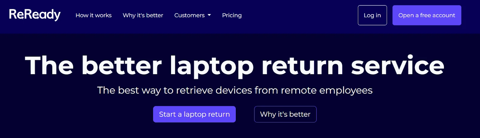 ReReady platform screenshot