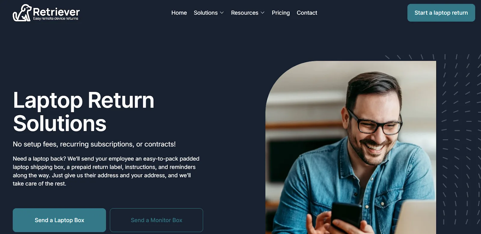 Hello Retriever platform screenshot